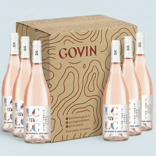 Découverte #3 - Cépages LC by LC - Pinot Noir Rosé Vin de France 2022 - 6 Garrafas